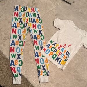 Old Navy Kids Alphabet Pajama Set - Multicolor